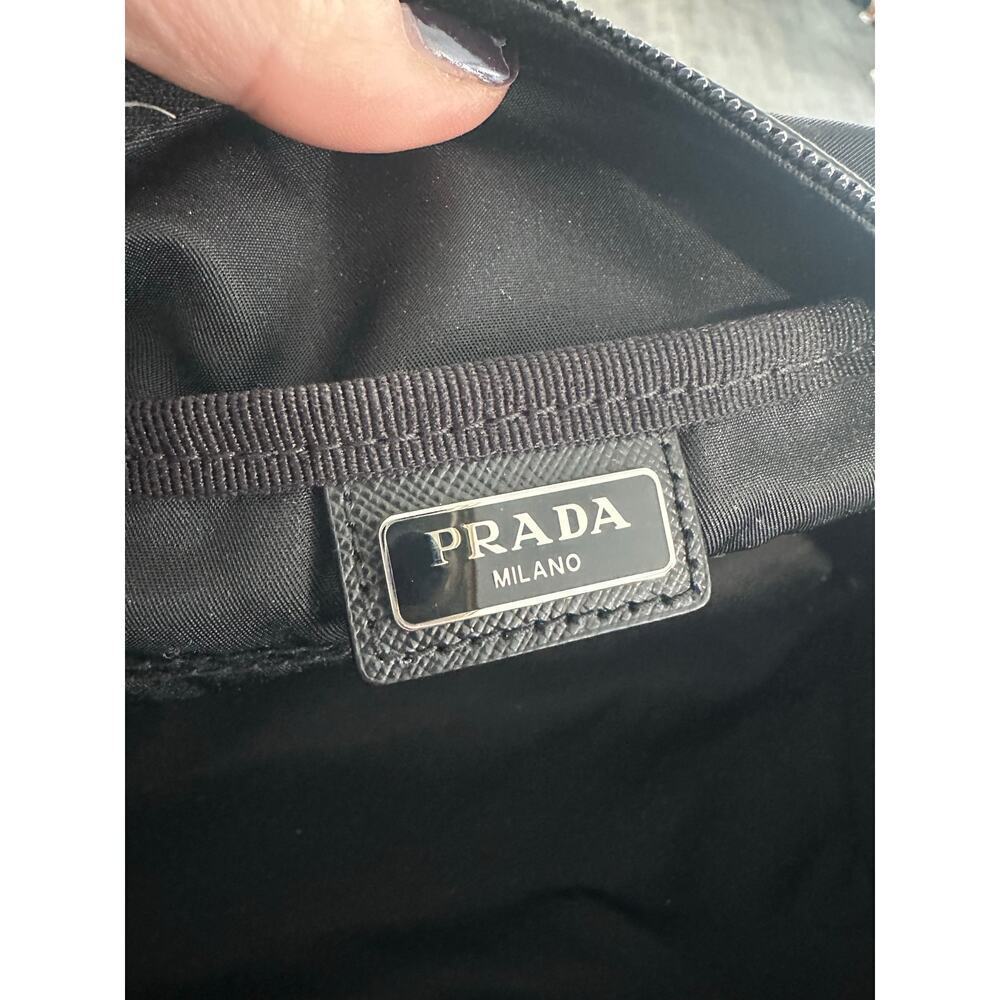 Prada Re-Nylon and Saffiano Leather Travel Pouch - Picture 11 of 12